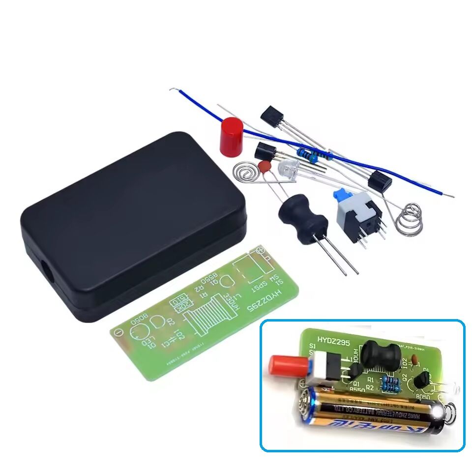 FLA-1 1.5V Basit El Feneri Hobi Devresi DIY Lehimleme Kiti - Demonte(Montesiz)