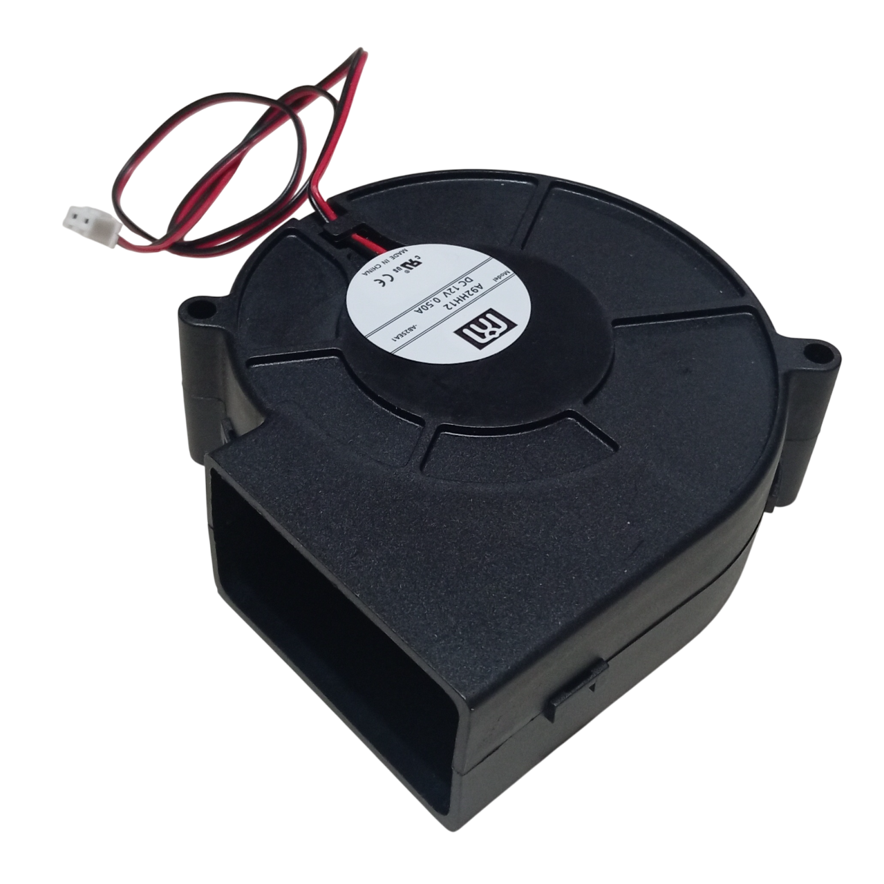 A92HH12 DC 12V 0.5A 6W 2P Salyangoz Fan 12V 97x94x33mm 30cm Kablolu