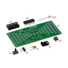 DC 5V Led Elektronik Kum Saati Hobi Devresi DIY Lehimleme Kiti - Demonte(Montesiz)