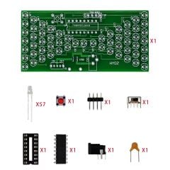 DC 5V Led Elektronik Kum Saati Hobi Devresi DIY Lehimleme Kiti - Demonte(Montesiz)