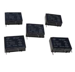 5 Adet Hongfa HF46F 12-HS1 12V DC 5A 250VAC 30VDC SPST-NO 4 Pin Kombi Rölesi Pcb Güç Rölesi