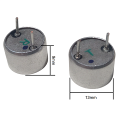TR40-13R/T 13mm Alüminyum Gövdeli Ultrasonik Sensör Çifti 40KHz Ultrasonic Transducer Sensor (13x9mm)