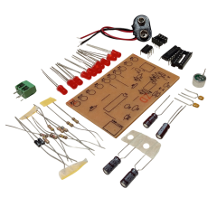 DC 9-12V Ses ile Dans Eden Ledler Kendin Yap Hobi Devresi DIY Lehimleme Kiti - Demonte(Montesiz)