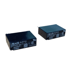 2 Adet Nais ALD112 12V DC 3A 250VAC SPST-NO 4 Pin Kombi Rölesi Pcb Güç Rölesi