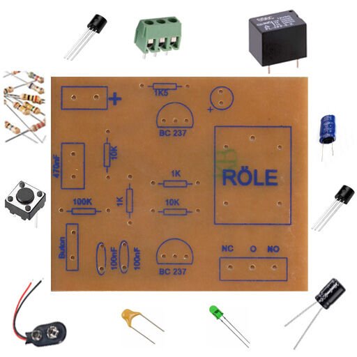 Tek Butonla On Off Devresi - Demonte(Montesiz)