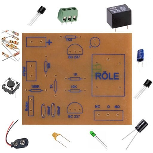 Tek Butonla On Off Devresi - Demonte(Montesiz)