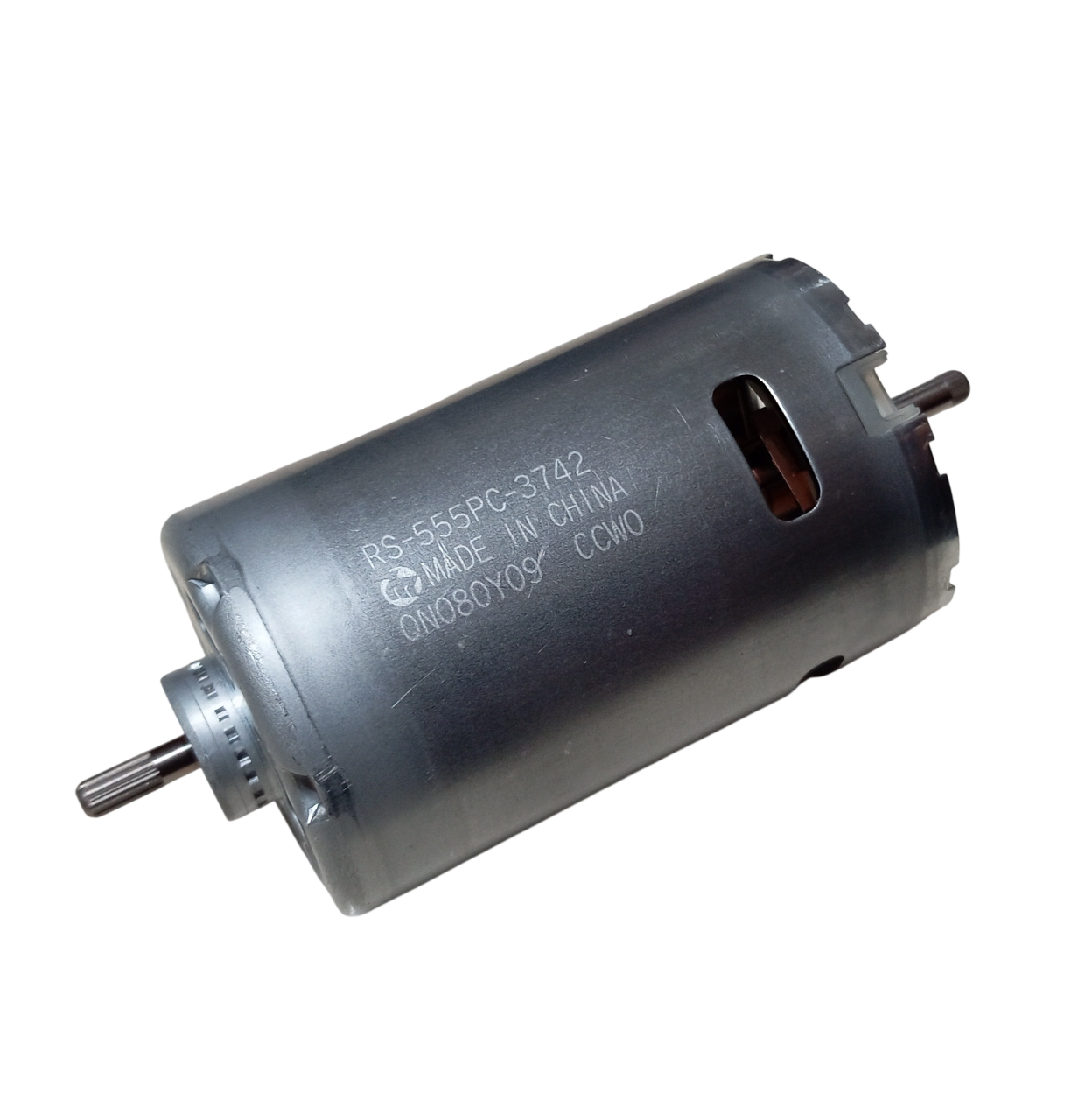 Mabuchi RS-555PC-3742 DC 3-24V 12000Rpm (Çap 36mm Uzunluk 85mm) Çift Milli Yüksek Hızlı DC Motor