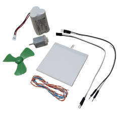 DC 3.6V Pil Led Panel Motor Pervane Öğrenci Elektrik Devresi Hobi Deney Seti