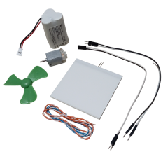 DC 3.6V Pil Led Panel Motor Pervane Öğrenci Elektrik Devresi Hobi Deney Seti