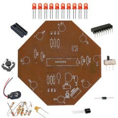 Pic16f628a ile Dans Eden Işıklar UFO Devresi - Demonte(Montesiz)