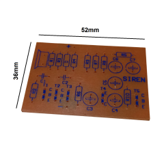 DC 12V Elektronik Siren Butona Basılınca Hoparlörden Ses Gelen Kendin Yap Hobi Devresi DIY Lehimleme Kiti - Demonte(Montesiz)