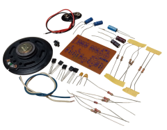 DC 12V Elektronik Siren Butona Basılınca Hoparlörden Ses Gelen Kendin Yap Hobi Devresi DIY Lehimleme Kiti - Demonte(Montesiz)