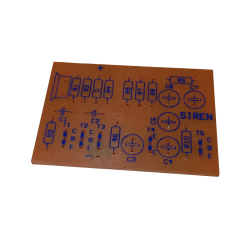 DC 12V Elektronik Siren Butona Basılınca Hoparlörden Ses Gelen Kendin Yap Hobi Devresi DIY Lehimleme Kiti - Demonte(Montesiz)
