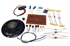 DC 12V Elektronik Siren Butona Basılınca Hoparlörden Ses Gelen Kendin Yap Hobi Devresi DIY Lehimleme Kiti - Demonte(Montesiz)