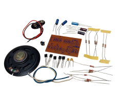 DC 12V Elektronik Siren Butona Basılınca Hoparlörden Ses Gelen Kendin Yap Hobi Devresi DIY Lehimleme Kiti - Demonte(Montesiz)
