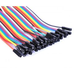 20cm 40 Pin Ayrılabilen Dişi Dişi Jumper Dupont Kablo