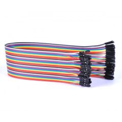 20cm 40 Pin Ayrılabilen Dişi Dişi Jumper Dupont Kablo