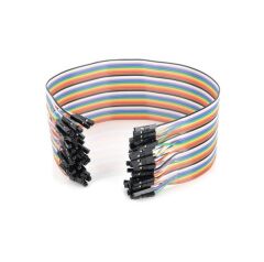20cm 40 Pin Ayrılabilen Dişi Dişi Jumper Dupont Kablo