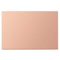 5x10cm Deliksiz Tek Yüzlü Normal Bakır Plaket