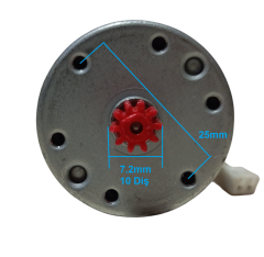 RF-520TB-22160 DC 6V 7000Rpm DC Motor (Çap 33mm Uzunluk 37mm) Hobi Oyuncak Elektrik Deney Motoru