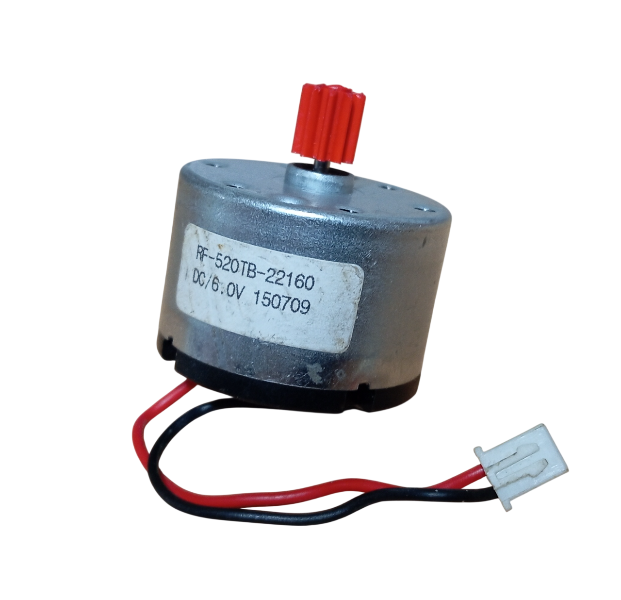 RF-520TB-22160 DC 6V 7000Rpm DC Motor (Çap 33mm Uzunluk 37mm) Hobi Oyuncak Elektrik Deney Motoru