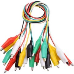 Krokodil Timsah Ağzı Kablo Küçük Boy - 10 Adet