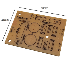 +5V, -5V, +12V, -12V, DC 0-12V 1A Ayarlı LM317 ile Simetrik Güç Kaynağı Kendin Yap Hobi Devresi DIY Lehimleme Kiti - Demonte(Montesiz)
