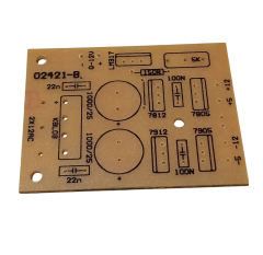 +5V, -5V, +12V, -12V, DC 0-12V 1A Ayarlı LM317 ile Simetrik Güç Kaynağı Kendin Yap Hobi Devresi DIY Lehimleme Kiti - Demonte(Montesiz)