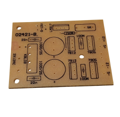 +5V, -5V, +12V, -12V, DC 0-12V 1A Ayarlı LM317 ile Simetrik Güç Kaynağı Kendin Yap Hobi Devresi DIY Lehimleme Kiti - Demonte(Montesiz)
