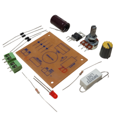 L200 ile DC 3-36V 1A Ayarlı Güç Kaynağı Kendin Yap Hobi Devresi DIY Lehimleme Kiti - Demonte(Montesiz)