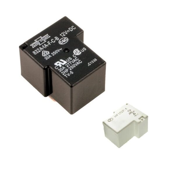 832A-1A-F-C-B 12V DC 30A Güç Rölesi - 5 Adet  (Hongfa HF105F-1/012DT-1HSTF Muadili)