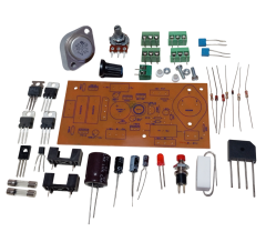 Kısa Devre Korumalı DC 0-24V 1A Ayarlı, +5V, -5V, +12V, -12V Sabit Çıkışlı Güç Kaynağı Kendin Yap Hobi Devresi DIY Lehimleme Kiti Demonte(Montesiz)
