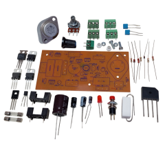 Kısa Devre Korumalı DC 0-24V 1A Ayarlı, +5V, -5V, +12V, -12V Sabit Çıkışlı Güç Kaynağı Kendin Yap Hobi Devresi DIY Lehimleme Kiti Demonte(Montesiz)