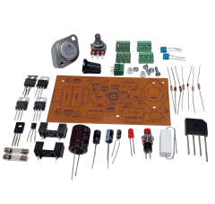 Kısa Devre Korumalı DC 0-24V 1A Ayarlı, +5V, -5V, +12V, -12V Sabit Çıkışlı Güç Kaynağı Kendin Yap Hobi Devresi DIY Lehimleme Kiti Demonte(Montesiz)