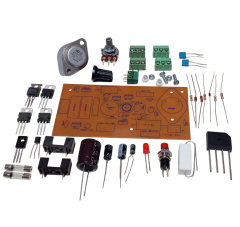Kısa Devre Korumalı DC 0-24V 1A Ayarlı, +5V, -5V, +12V, -12V Sabit Çıkışlı Güç Kaynağı Kendin Yap Hobi Devresi DIY Lehimleme Kiti Demonte(Montesiz)
