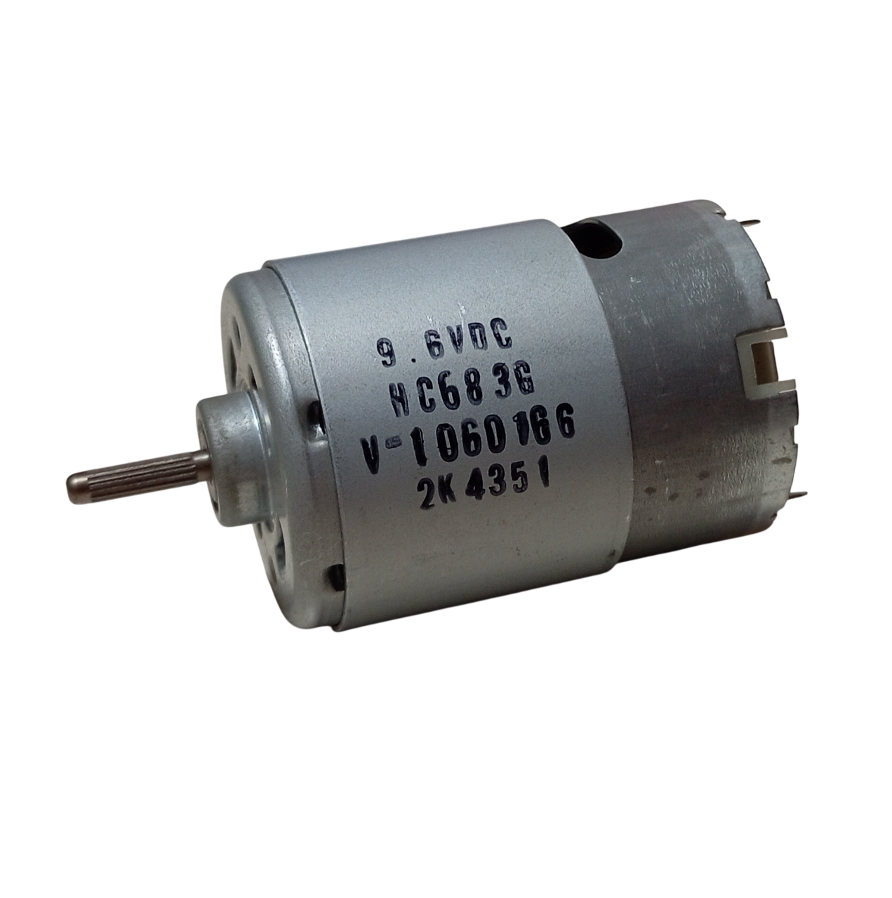 Johnson HC683G DC 9.6V 13000Rpm DC Motor (Çap 33mm Uzunluk 37mm) Hobi Oyuncak Elektrik Deney Motoru