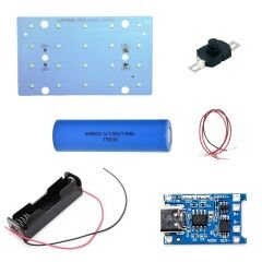 Şarjlı Led Panel Lamba Elektrik Deney Seti - Öğrenci Elektrik Devresi