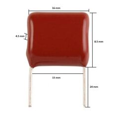 100nF 400V Damla Tipi Polyester Kondansatör 15mm - 500 Adet