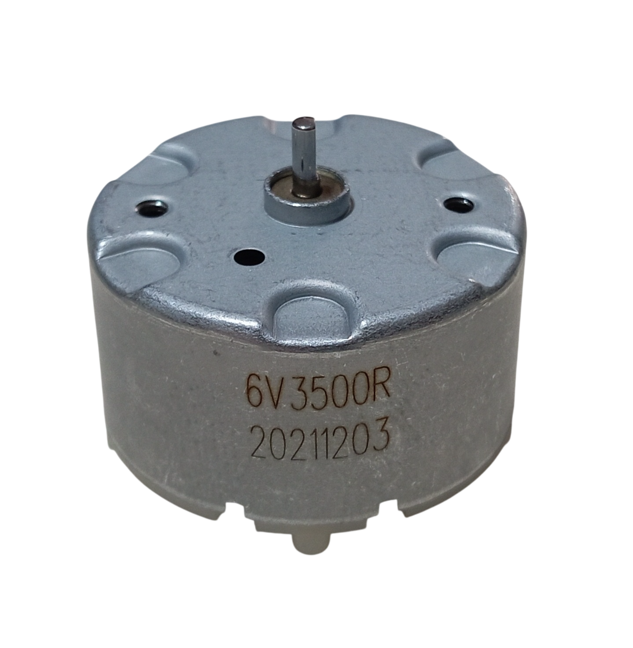RF-500 DC 6V 3500Rpm DC Motor (Çap 32mm Uzunluk 30mm) Hobi Oyuncak Elektrik Deney Motoru