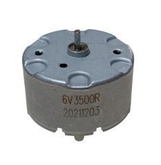 RF-500 DC 6V 3500Rpm DC Motor (Çap 32mm Uzunluk 30mm) Hobi Oyuncak Elektrik Deney Motoru