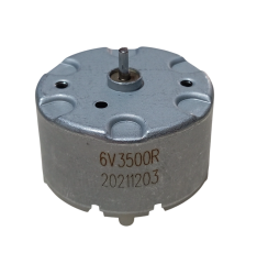 RF-500 DC 6V 3500Rpm DC Motor (Çap 32mm Uzunluk 30mm) Hobi Oyuncak Elektrik Deney Motoru