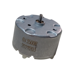 RF-500 DC 6V 3500Rpm DC Motor (Çap 32mm Uzunluk 30mm) Hobi Oyuncak Elektrik Deney Motoru