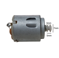 R260 3-6V 7500Rpm Kasnaklı DC Motor (Çap 24mm Uzunluk 40mm) Hobi Deney Motoru