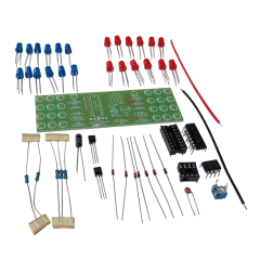 DC 9-12V Yanıp Sönen Polis Işıkları Mavi Kırmızı Led Kendin Yap Hobi Devresi DIY Lehimleme Kiti Demonte(Montesiz)