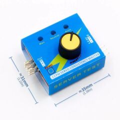 Servo Motor Hız Kontrol Servo Test Cihazı ESC Tester - 3 Kanal