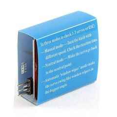 Servo Motor Hız Kontrol Servo Test Cihazı ESC Tester - 3 Kanal
