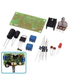 DC 0-12V 1A LM317 ile Ayarlanabilir Güç Kaynağı Kendin Yap Hobi Devresi DIY Lehimleme Kiti Demonte(Montesiz)