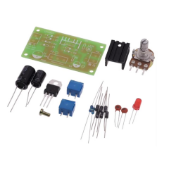 DC 0-12V 1A LM317 ile Ayarlanabilir Güç Kaynağı Kendin Yap Hobi Devresi DIY Lehimleme Kiti Demonte(Montesiz)