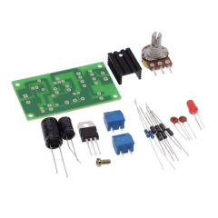 DC 0-12V 1A LM317 ile Ayarlanabilir Güç Kaynağı Kendin Yap Hobi Devresi DIY Lehimleme Kiti Demonte(Montesiz)