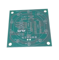 DC 3-5V Rulet Dairesel Sırayla Yanan Led Kendin Yap Hobi Devresi DIY Lehimleme Kiti Demonte(Montesiz)